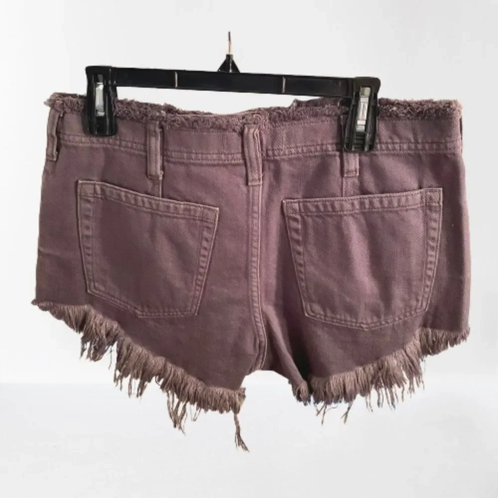 🆕Free People Becket Slouchy Gray Shorts size 29 - Picture 4 of 6